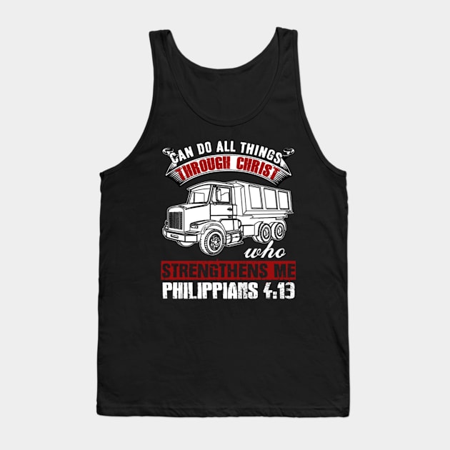 Can do all things through Christ who strengthens me Philippians 4:13 Tank Top by kenjones